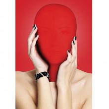 Закрытая маска на лицо «Subjugation Red», Ouch SH-OU036RED, бренд Shots Media, из материала Полиэстер, коллекция Ouch!