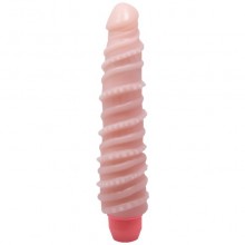 Гнущийся женский вибратор для секса «Spine», Baile BW-007101G, из материала TPR, цвет Телесный, длина 19.5 см.