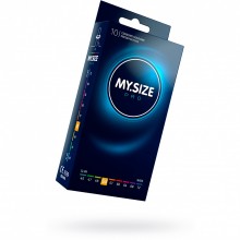 Классические латексные презервативы My Size, размер 53, упаковка 10 шт, бренд R&S Consumer Goods GmbH, длина 17.8 см.