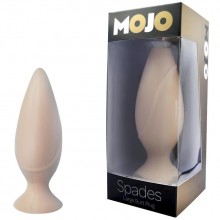 Gopaldas «Mojo Spades Large» анальная пробка на присоске, диаметр 4 см, из материала Силикон, длина 12 см.