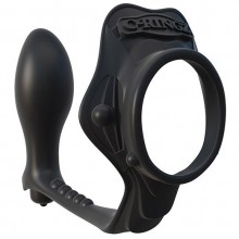 Эрекционное кольцо с анальным стимулятором «Rock Hard Ass-Gasm» от компании PipeDream, цвет черный, PD5909-23, длина 10 см.
