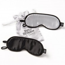 Fifty Shades of Grey «No Peeking» набор из двух масок на глаза, FS-40177, из материала Сатин, цвет Мульти, длина 18 см., со скидкой