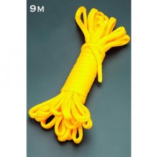 Веревка для связывания, 9 метров, цвет желтый, СК-Визит 5071-9, из материала Полиэстер, 9 м., со скидкой