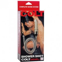 Система для гигиенического душа с водопроводным шлангом и насадкой в виде фаллоса «Colt Shower Shot», SE-6876-00-3, бренд CalExotics