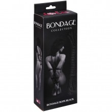 Веревка для бондажа «Bondage Collection Black», Lola Toys 1040-01, 9 м.