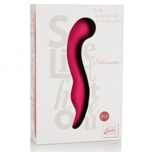 Интимный вибратор для женской G-точки «Silhouette S12», цвет красный, California Exotic SE-4592-10-3, длина 10.25 см.