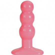 Анальная пробка-елочка «Ass Tickler», Doc Johnson 5077-02 BX DJ, из материала ПВХ, цвет Розовый, длина 11.43 см.