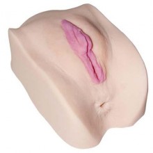 Мужской мастурбатор вагина и анус «Briana UR3 Pocket Pussy & Ass» от компании Doс Johnson, цвет телесный, 5544-06 BX DJ, коллекция Vivid Dreams, длина 13 см.
