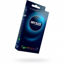 Классические латексные презервативы MY SIZE, размер 47, упаковка 10 шт., длина 16 см.