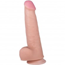 Фаллоимитатор на присоске «REAL Next №86», Биоклон 568603ru, бренд LoveToy А-Полимер, из материала неоскин, длина 20.5 см.