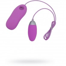 «Dual Layer Vibrating Buller» виброяйцо, 7 режимов вибрации, цвет фиолетовый, Gopaldas 2415-01, из материала Силикон, длина 6 см., со скидкой