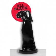 O-Products «All Black 38» фаллоимитатор огромного размера для фистинга, Ab 38, цвет Черный, длина 39 см.