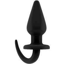 «SONO №9 Rubber Butt Plug» резиновая анальная пробка, цвет черный, Shots Media SH-SON009BLK, длина 15.5 см.