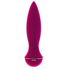 Небольшой женский вибратор «Vive Aki Pink», цвет розовый, Shots Media SH-VIVE002PNK, длина 17.5 см.