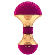 Женский вибратор для интимных зон «Vive Enoki Pink», длина 12.5 см.