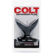 Анальная пробка «COLT Expander Plug Medium», средний размер, California Exotic SE-6871-10-2, бренд CalExotics, из материала TPR, коллекция Colt Gear Collection, длина 9 см., со скидкой