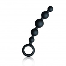 JoyDivistion «Joyballs Wave» короткие анальные шарики, цвет черный, бренд JoyDivision, длина 17.5 см.