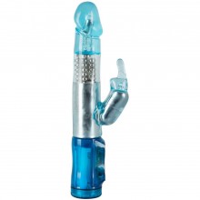 Многофункциональный вибратор-кролик для женщин с клиторальным стимулятором «Crazy Clit Tickler Rabbit», цвет голубой, 5828240000, бренд Orion, цвет Синий, длина 21.5 см.