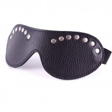 Маска черная с декором, БДСМ Арсенал 58005ars, длина 19.5 см.