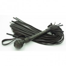 BDSM плеть-скипетр, цвет коричневый, БДСМ Арсенал 54024ars, длина 40 см.