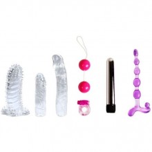 Набор секс-игрушек со всем необходимым «Lover's Fantasy Kit», Baile BW-012008, цвет Мульти, длина 17 см., со скидкой