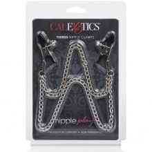 Зажимы на соски «Tiered Nipple Clamps» с цепочкой, длина 38 см.