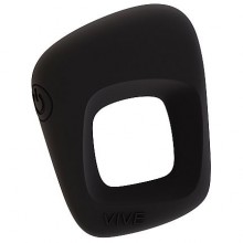 Вибрирующее эрекционное кольцо премиум класса «Vive Senca Black», Shots Media SH-VIVE001BLK, из материала Силикон, диаметр 3 см.