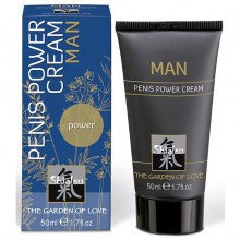 Hot «Penis Power Cream» стимулирующий крем для мужчин «Самурай», объем 50 мл, 66081 HOT, из материала Водная основа, цвет Черный, 50 мл.