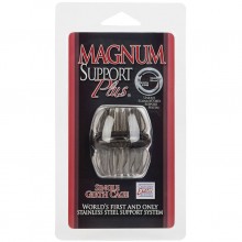 Насадка стимулирующая «Magnum Support Plus Single Girth Cages», цвет черный, SE-1471-20-2, бренд CalExotics, длина 5 см., со скидкой