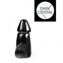Анальный фаллоимитатор большого размера для фистинга «Dark Crystal Black - 02», цвет черный, 115-DC02, бренд O-Products, из материала ПВХ, длина 25 см., со скидкой