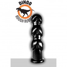 Огромный фаллоимитатор для фистинга ЗооЭротика «Динозавр Gaston», цвет черный, 115-RR04, бренд O-Products, длина 28 см.