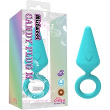 Анальная втулка «Candy Plug Medium», цвет бирюзовый, CN-101431164, бренд Chisa Novelties, длина 6.5 см.