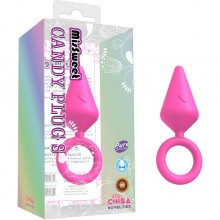 Втулка анальная «Candy Plug S», длина 5 см, диаметр 2.4 см, цвет розовый, CN-101436323, бренд Chisa Novelties, длина 5 см.