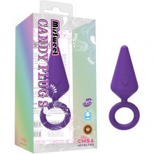 Втулка анальная «Candy Plug S», длина 5 см, диаметр 2.4 см, цвет сиреневый, CN-101436329, бренд Chisa Novelties, длина 5 см.