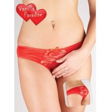 Женские слипы с доступом, цвет красный, размер 44, VPSLL024, бренд Vanilla Paradise, S