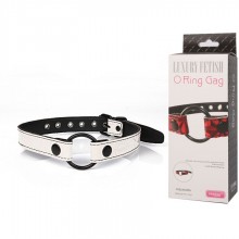 BDSM кляп-кольцо «O Ring gag», цвет белый, EK-3108, бренд Aphrodisia