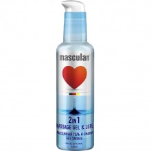 Masculan «Basic Natural» массажный гель-смазка без запаха 2в1, 130 мл.