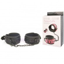 БДСМ оковы из ПВХ «Ankles Cuffs», цвет фиолетовый, EK-3105, бренд Aphrodisia