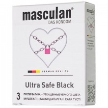 Masculan «Ultra Strong Type 4» презервативы ультра прочные 3 шт., из материала латекс, длина 19 см.