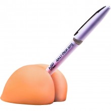 Сувенир-подставка для ручки в виде попким от компании Биоклон, 650101ru, цвет телесный, длина 7.5 см.