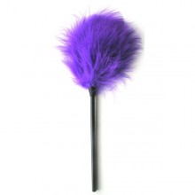 БДСМ щекоталка с перьями, цвет фиолетовый, MLF-90001-5, бренд NoTabu, длина 16 см.