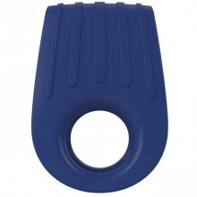 Эрекционное кольцо OVO «B12», цвет синий, длина 8 см., со скидкой