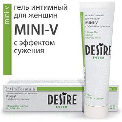Desire «Mini-V» сужающий женский интим-крем, 30 мл.