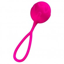 Вагинальный шарик с вибрацией «Geisha Ball Mia Fucsia», цвет малиновый, 40551, бренд Adrien Lastic, длина 12 см., со скидкой