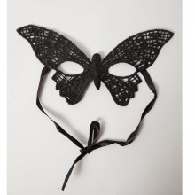 Кружевная красивая маска «Бабочка», White Label 47311-MM, из материала Кружево, длина 24 см., со скидкой