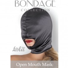 БДСМ маска с прорезью для рта «Open Mouth Mask», Lola Toys 1050-02Lola, бренд Lola Games, из материала Полиамид