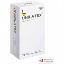 Ароматизированные презервативы Unilatex «Multifruits»,  12 шт, 3014Un, длина 19 см.