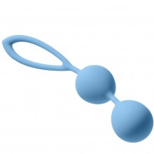 Вагинальные шарики со смещенным центром Love Story - «Diaries of a Geisha Sky Blue» от Lola Toys, цвет голубой, 3005-04Lola, бренд Lola Games, длина 16.5 см.
