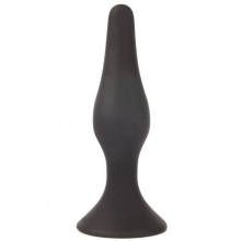 Втулка анальная Sex Expert, цвет черный, длина 70 мм, диаметр 31 мм, SEM-55039, длина 7 см.