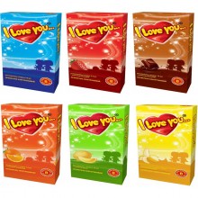 Презервативы «I Love you», упаковка 12 штук